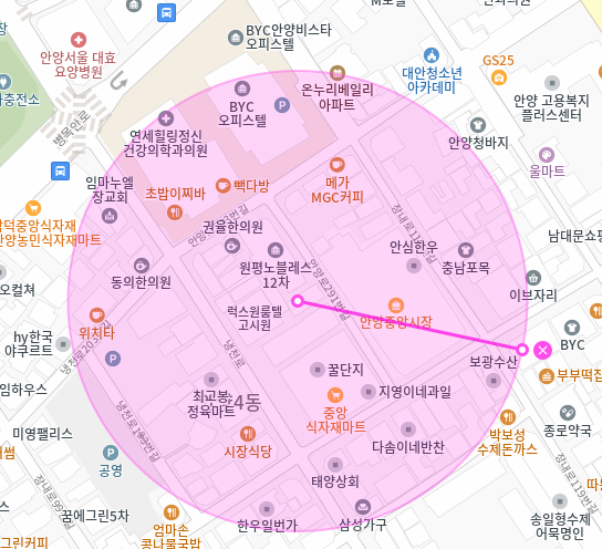 안양동 월주차_안양중앙시장 도보 2분 거리 월주차장
