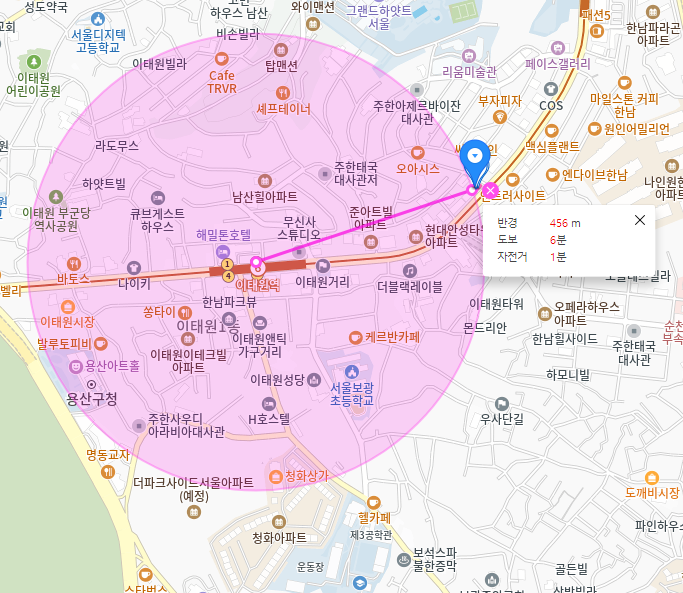 한남동 월주차_이태원역 도보 6분, 전일 24시, 승용차 전용