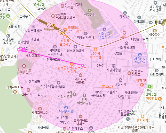 사당동 월주차_남성역 인근 최적조건의 24시 단일주차장