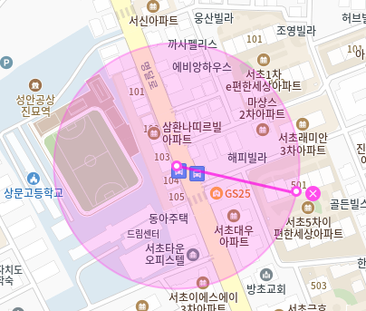 서초동 월주차_상문고, 한국예술종합학교 인근 자주식 주차장