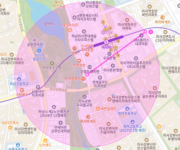 미사역 월주차_역세권/전일제/24시/단일주차