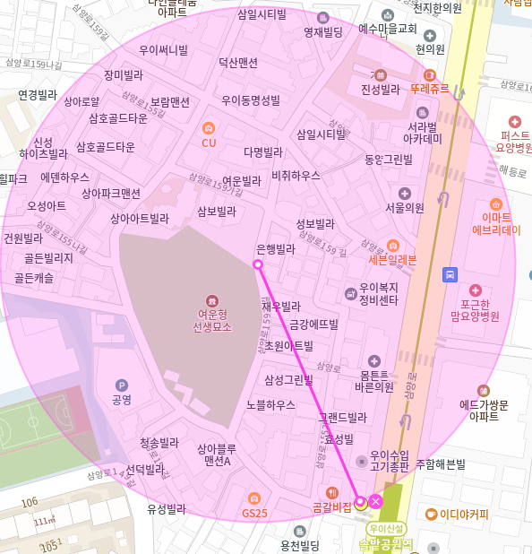 우이동 월주차_솔밭공원역 인근 출퇴근, 자주식, 단일주차 주차장
