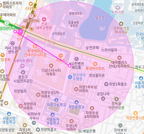 건대입구역 월주차 편리한 자양동 주차장 빈자리 없이 매일 확정 주차