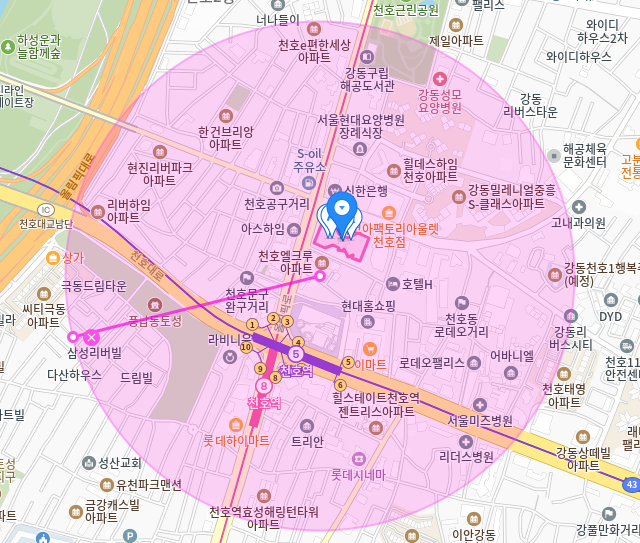 천호동 월주차_일주일 내내 이용 가능한 역세권 주차장