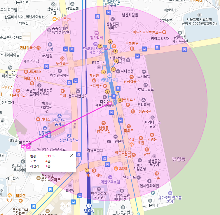 숙대입구역 월주차_숙대입구역과 남영역 모두와 가까운 역세권 주차창!