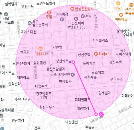 강북구 수유동 월주차, 수유역 도보 10분 거리 꿀 주차 정보