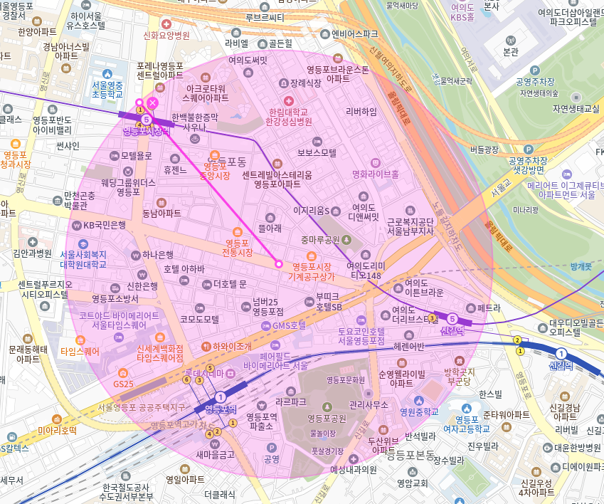영등포동 월주차 타임스퀘어 도보 5분, 트리플역세권 주차장이 존재한다?