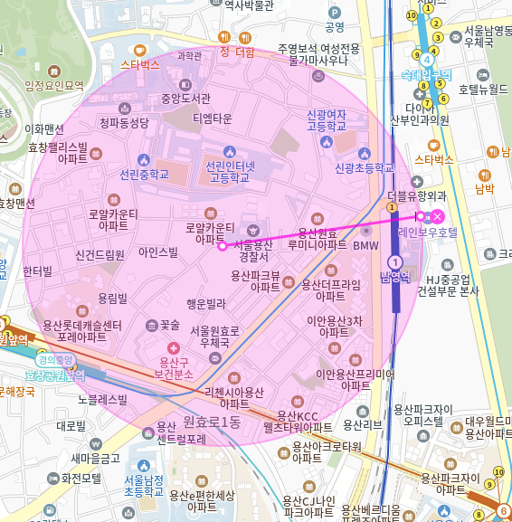 남영역 월주차 용산경찰서 바로 앞 가성비 주차장 "주만사 추천"