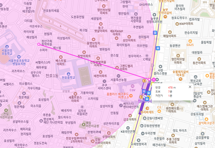 [신규] 천호동 월주차_천호초중 인근 인기 지정석 단독 주차장 공개