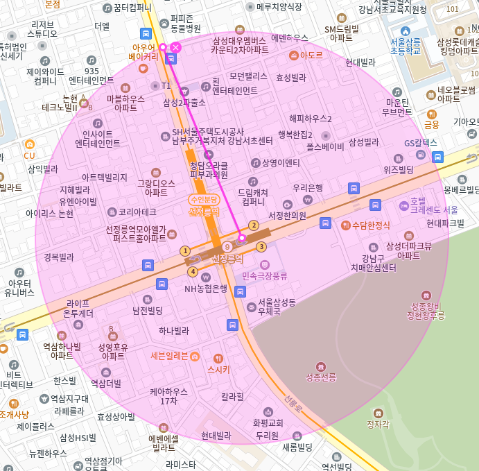 선정릉역 월주차_삼릉초등학교 근처 주차장을 이용해보세요