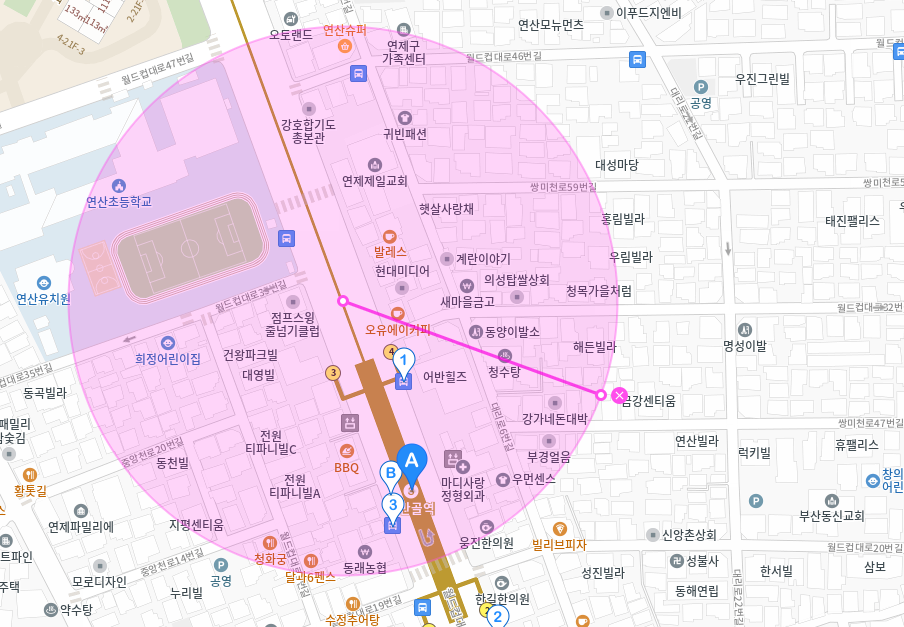 부산 월주차_연산동 물만골역 근처에 위치한 24시간 월주차장 이용하세요