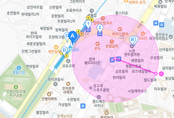 당고개역 월주차_불암산역 다이소에 가까운 월주차장 알아보세요