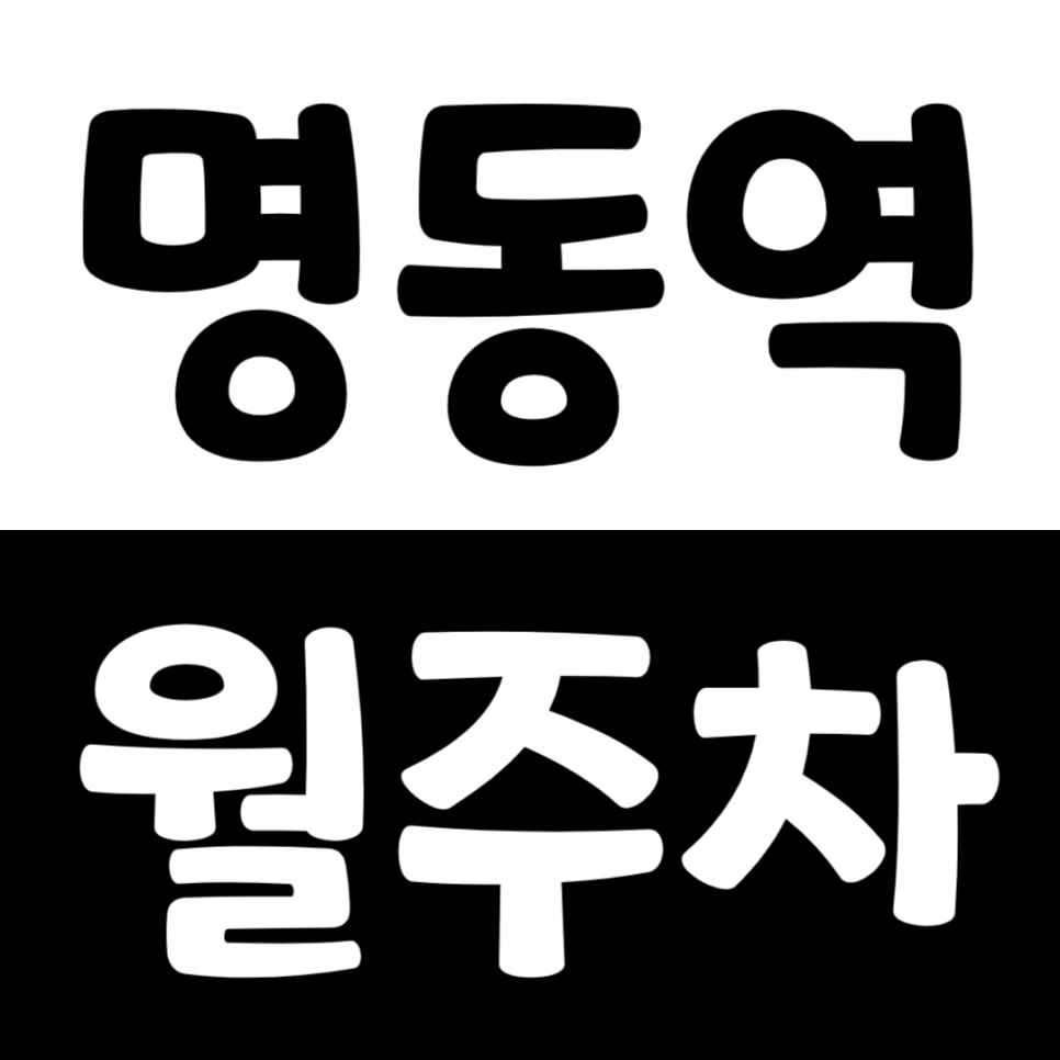 명동역 월주차 3번출구 도보5분 평일한정주차장 추천합니다 대표 이미지
