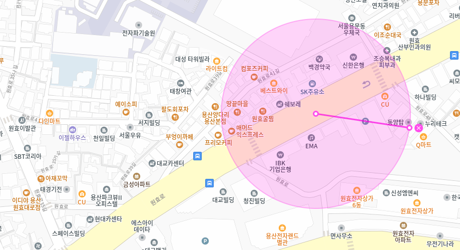 원효로 월주차_원효로 길에 가까운 24시간 월주차장 추천합니다