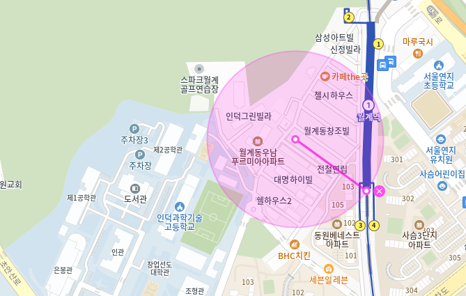 월계역 월주차_도보 3분 거리에 있는 24시간 월주차장 안내합니다.