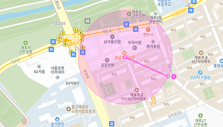 개포동역_강남개포시장과 가까운 24시간 월주차장으로 주차고민 해결