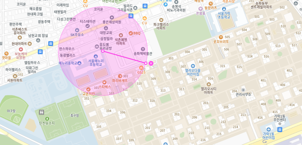 가락동 월주차_헬리오시티에 가까운 월주차장