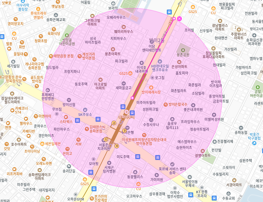 몽촌토성역 월주차 몽촌토성역 역세권 월주차 소개