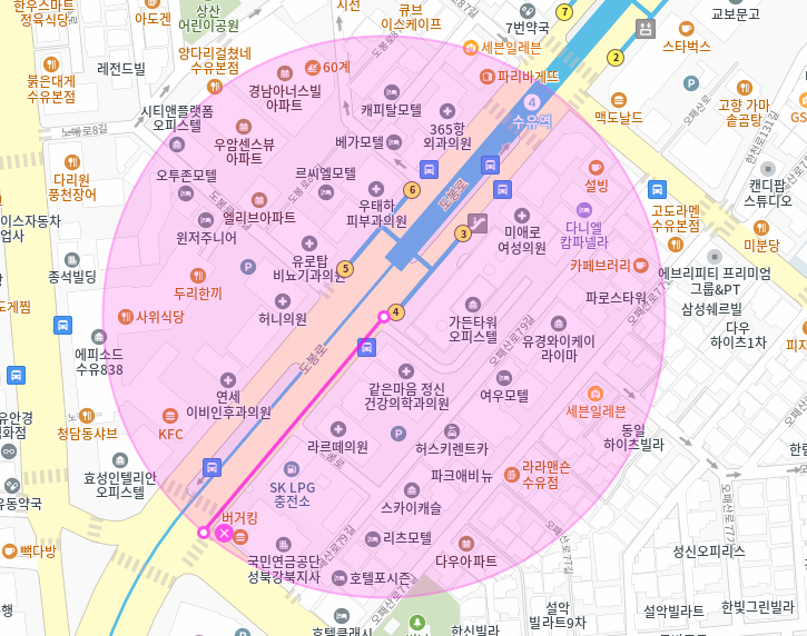 수유역 월주차 수유역 인근 월정기 주차권을 찾는다면?