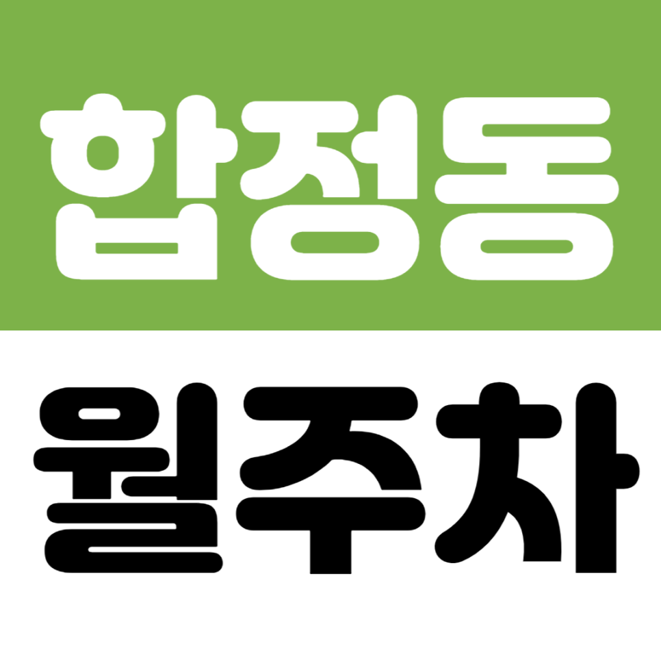 합정동 월주차_합정역과 가장 가까운 신규 자주식 주차장 추천 대표 이미지