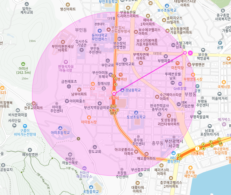 토성역 월주차 | 보수종합시장 도보 5분, 부산대학교병원 도보 10분! 24시간 지정석