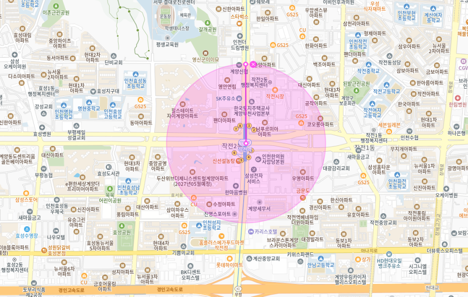 작전역 월주차 | 작전역 5분, 평일 24시간 자주식(평일만 이용 가능)