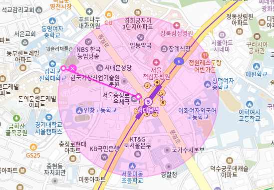 냉천동 월주차 | 서대문역 5분거리·신학대 인근·24시간·지정석 자주식 정기 주차장🚘