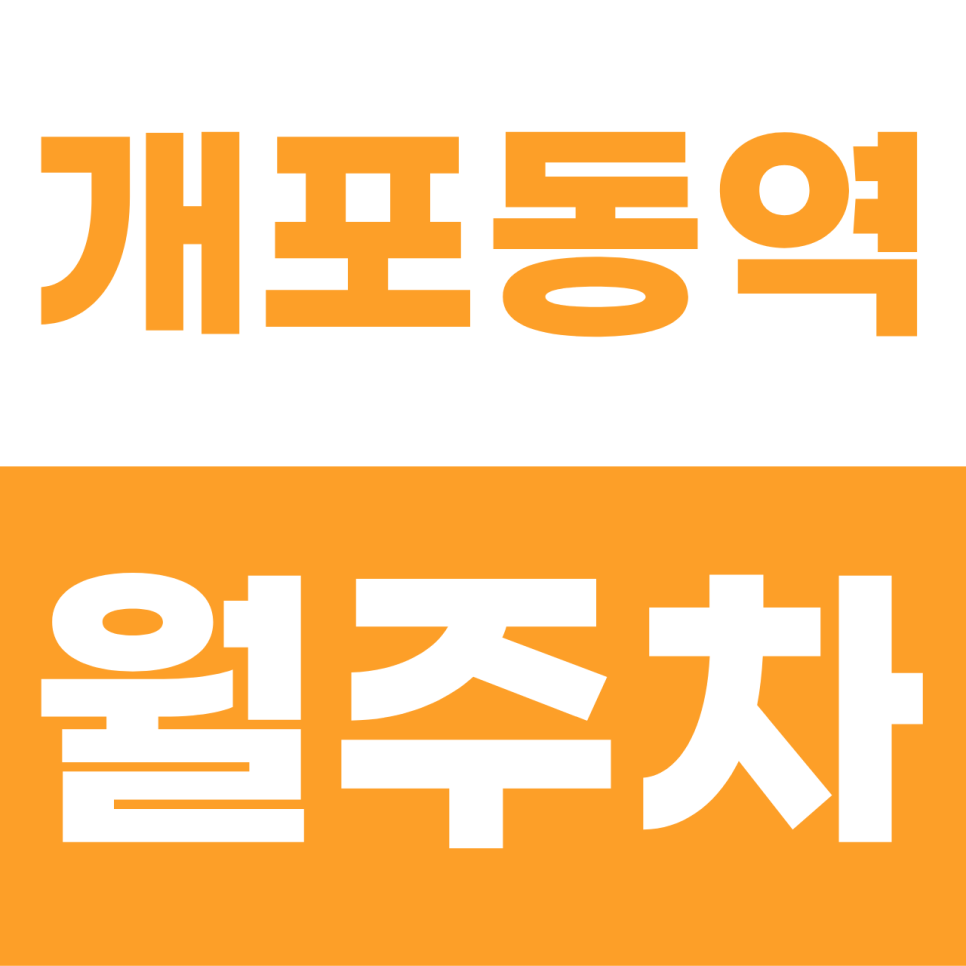개포동역 월주차 | '문콕' 스트레스 탈출! 강남에서 찾은 귀한 자주식 단일 주차 명당 대표 이미지