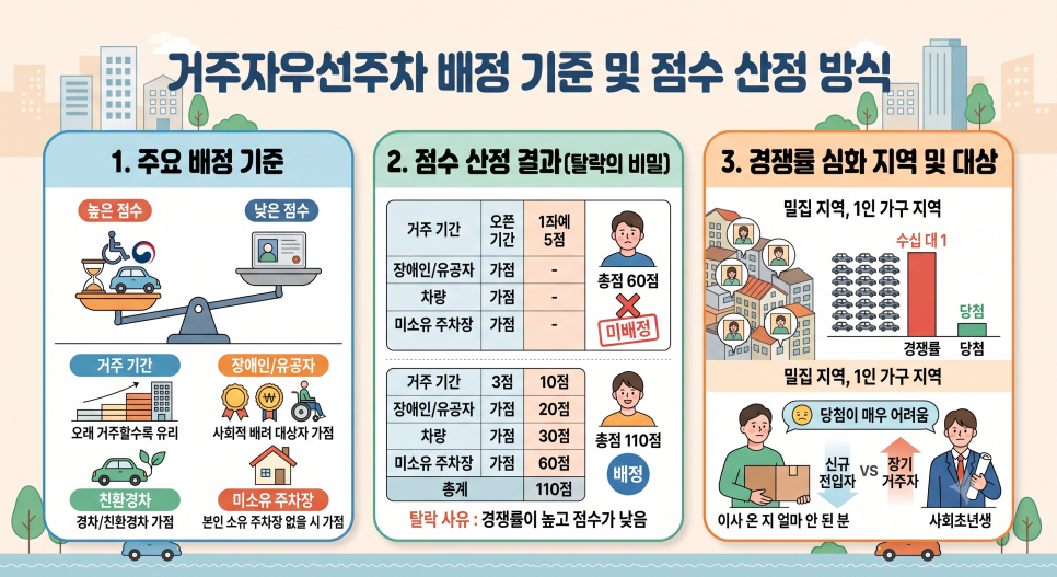 거주자 우선 주차 제도란? 신청 자격 및 지정 방법 부터 대안까지!