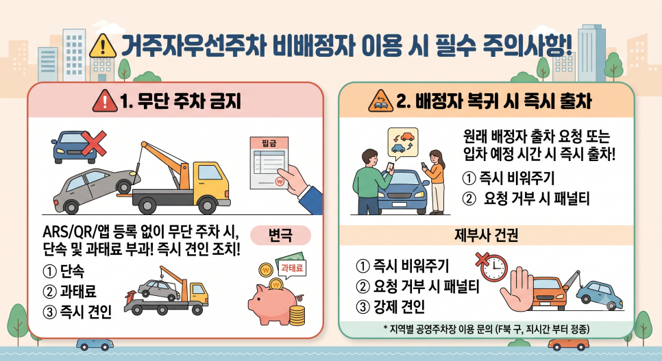 거주자 우선 주차 제도란? 신청 자격 및 지정 방법 부터 대안까지!